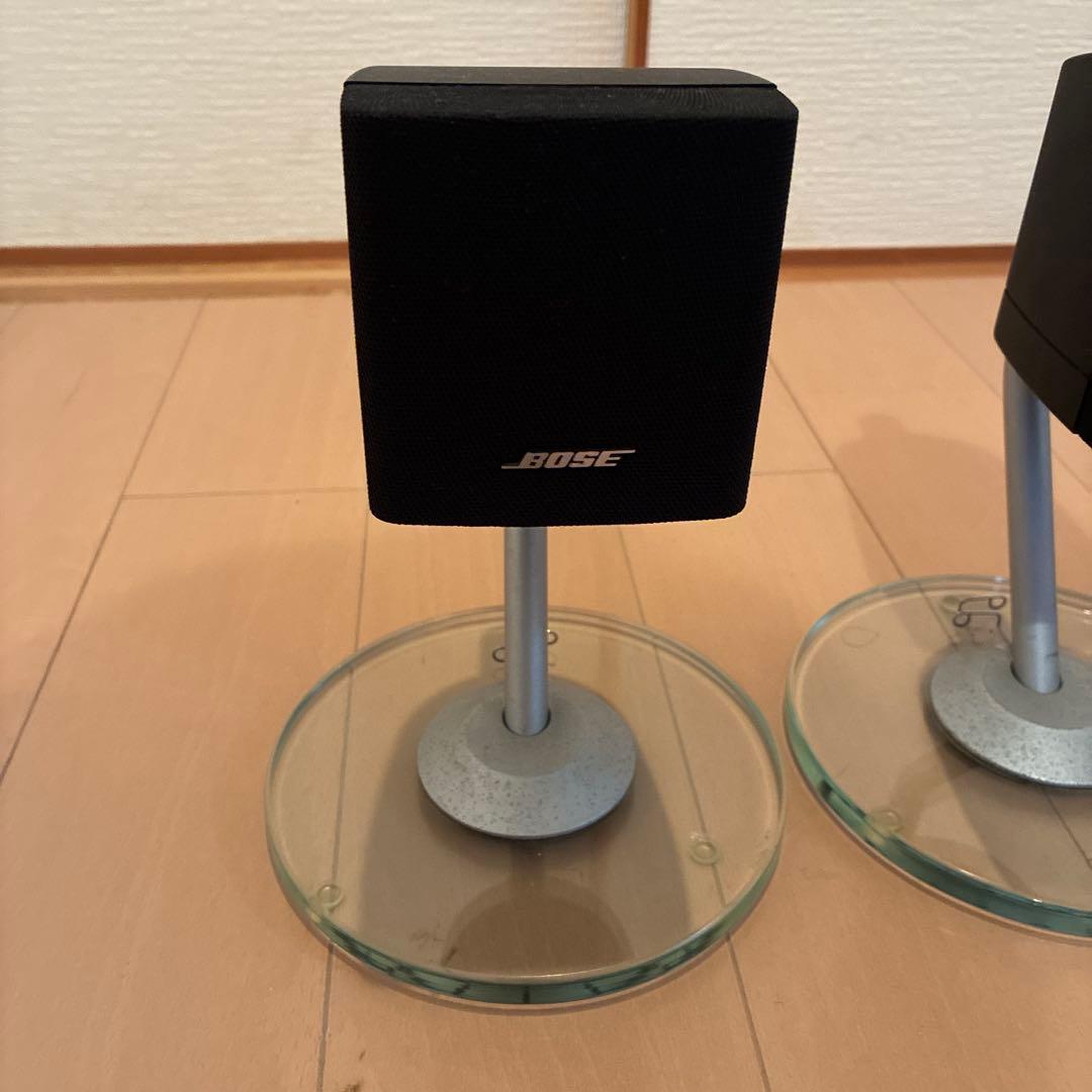 BOSEキューブ サテライトスピーカー ガラススタンド付き