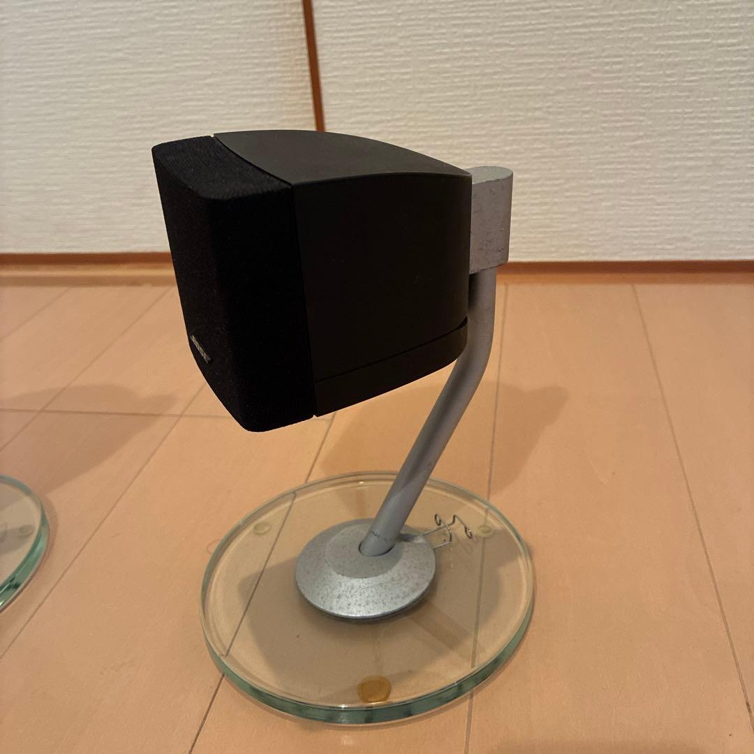 BOSEキューブ サテライトスピーカー ガラススタンド付き