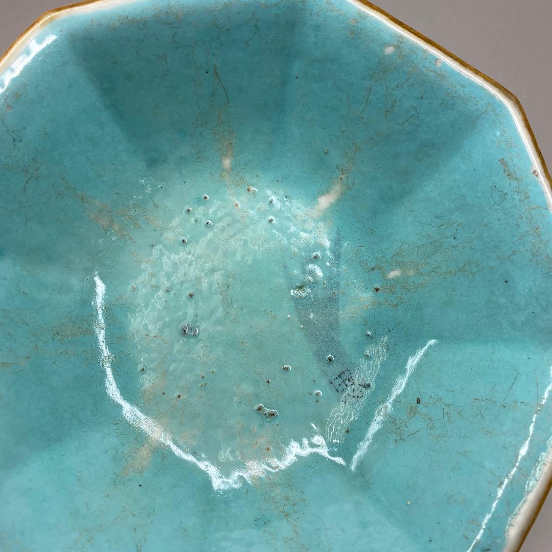 中国清時代　大清同治年製　粉彩八角鉢　東さ7-0629☆2F