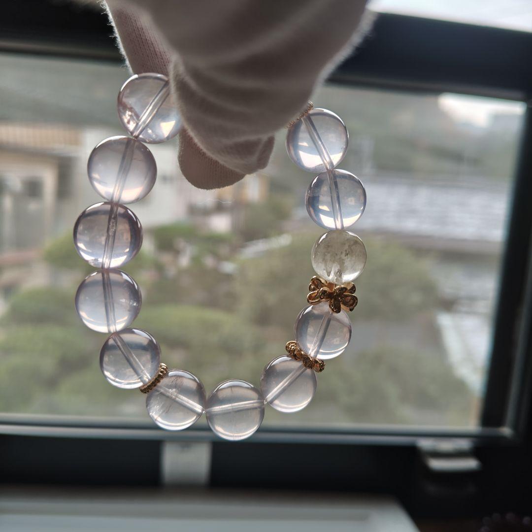 新作　スターピンククオーツ（ダイヤステリズムクオーツ）クンツァイト（ヒデナイト）