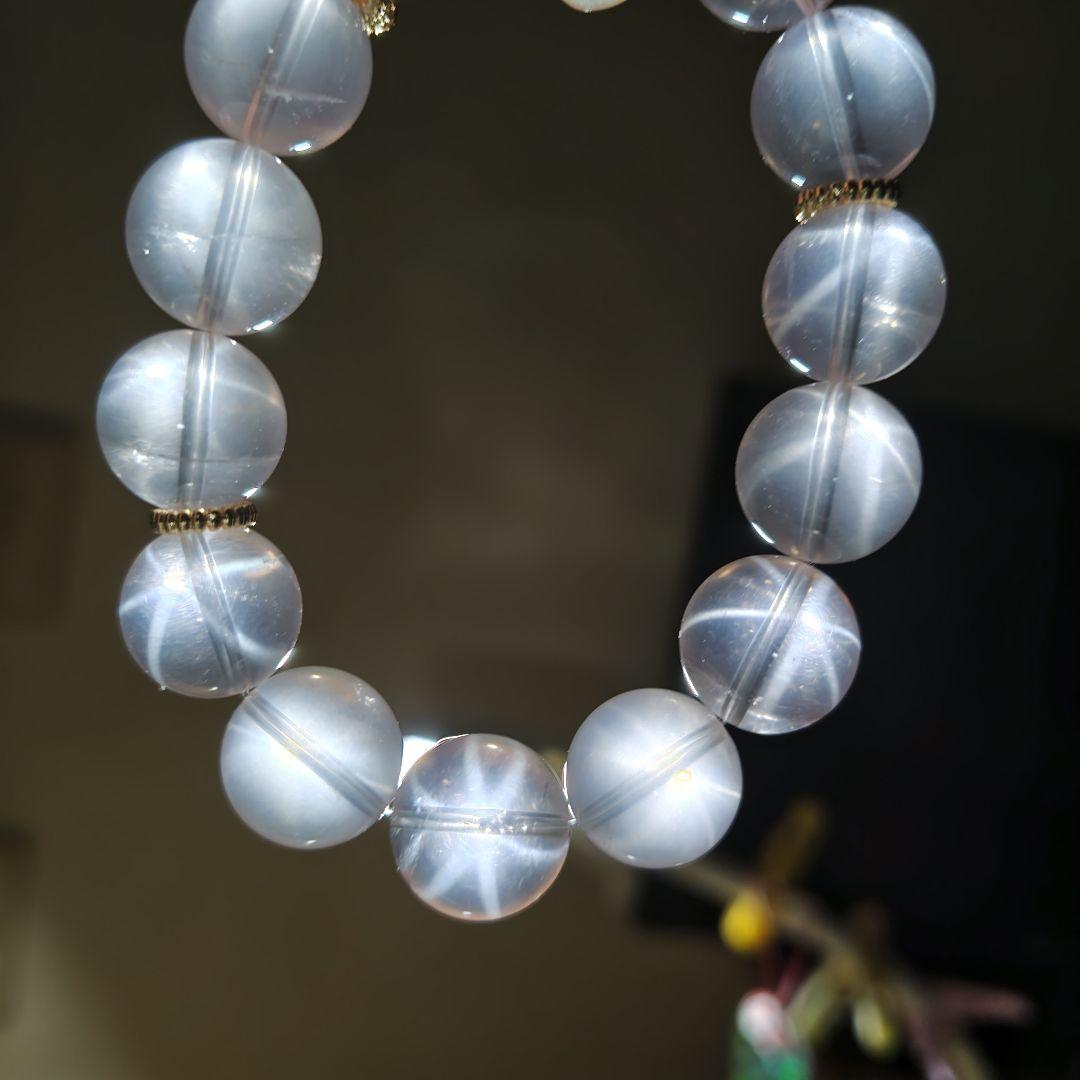 新作　スターピンククオーツ（ダイヤステリズムクオーツ）クンツァイト（ヒデナイト）