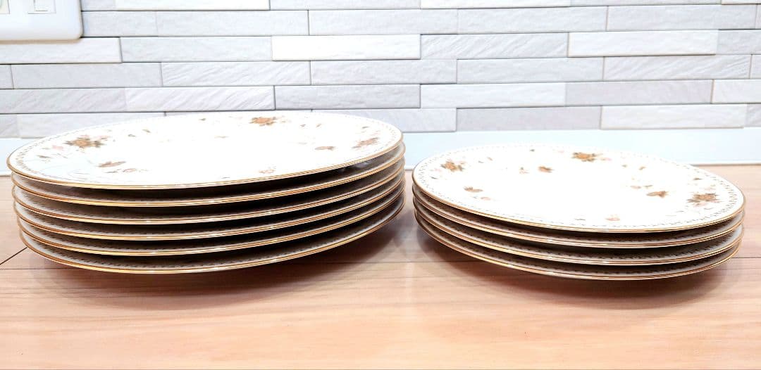 ノリタケ　コンテンポラリープレート　27cm/6枚・21cm/4枚