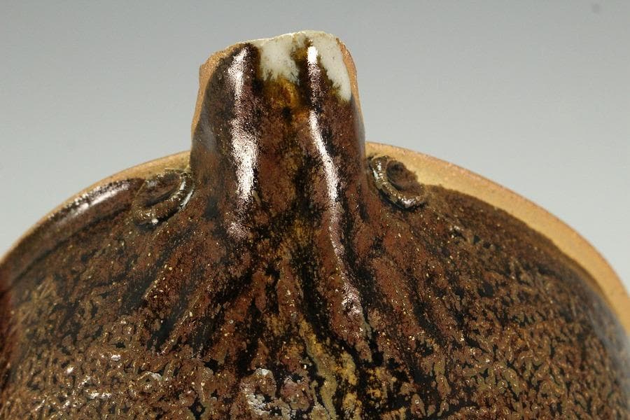 無形文化財 十三代 太郎右衛門 朝鮮唐津片口 共箱 未使用(K-ZE378)