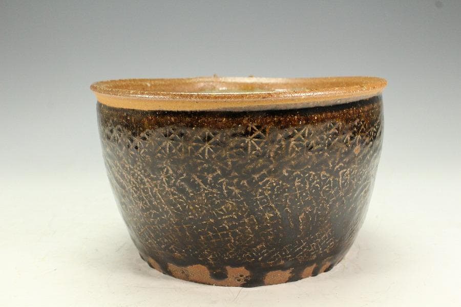 無形文化財 十三代 太郎右衛門 朝鮮唐津片口 共箱 未使用(K-ZE378)