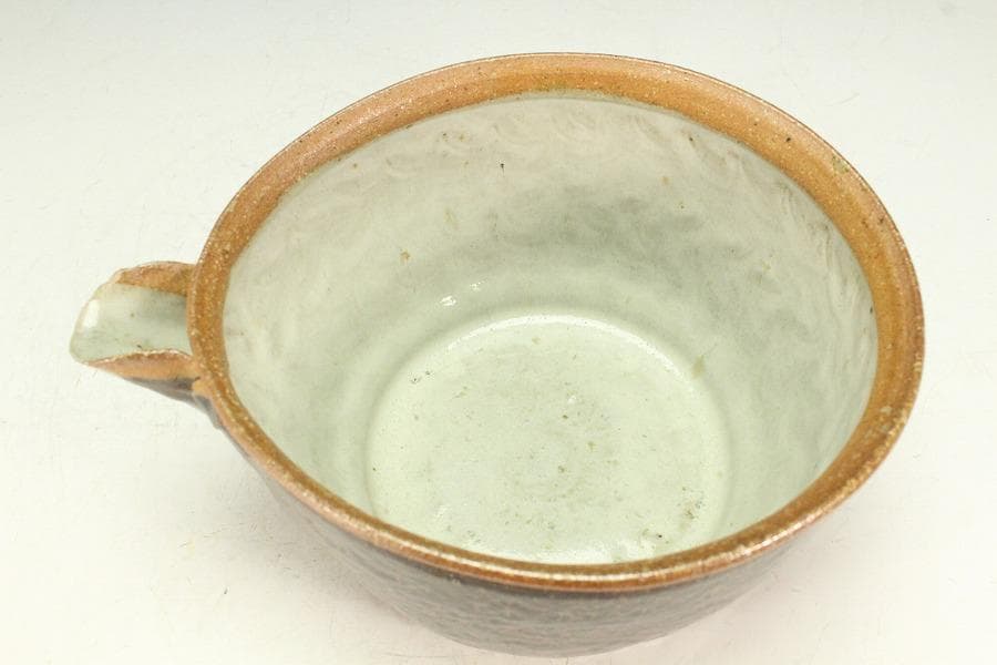 無形文化財 十三代 太郎右衛門 朝鮮唐津片口 共箱 未使用(K-ZE378)