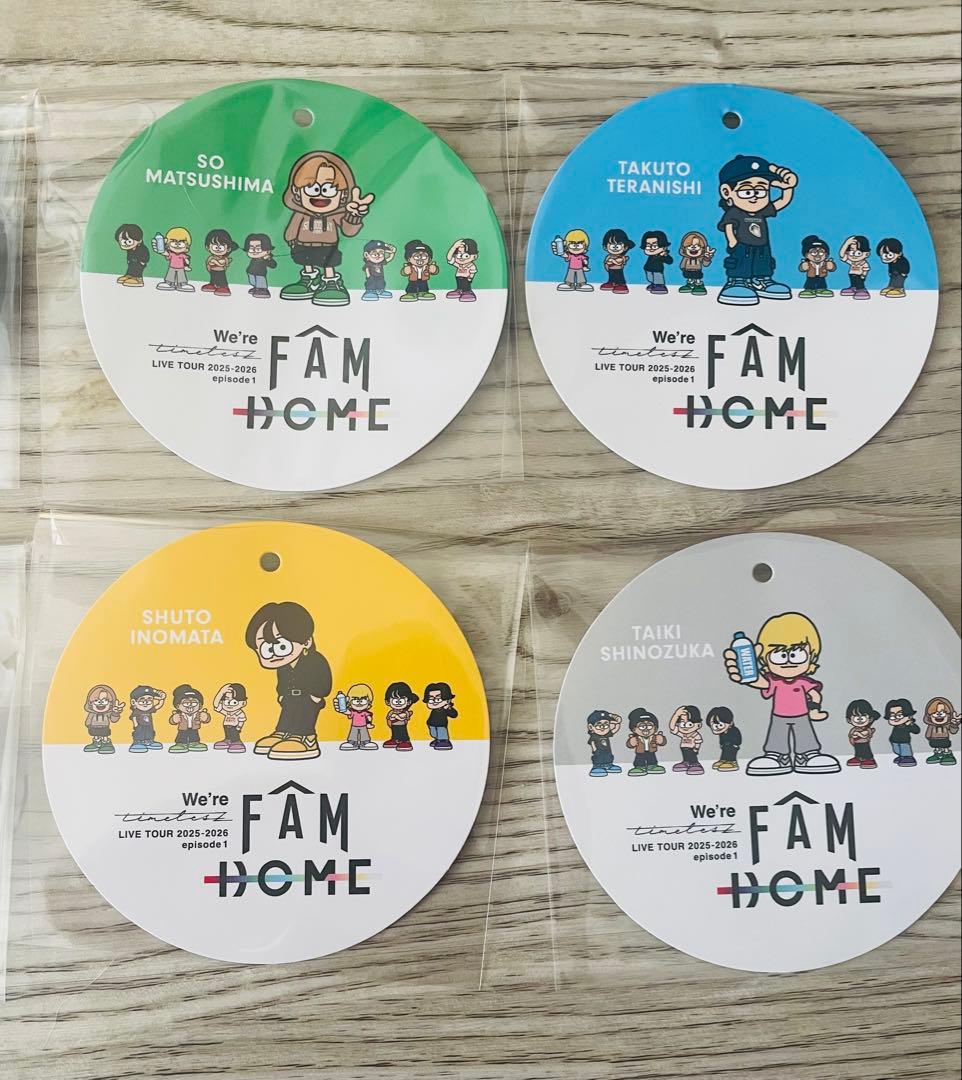 timelesz ぬい　タグ　全8種　コンプリート　タムぬい　タム