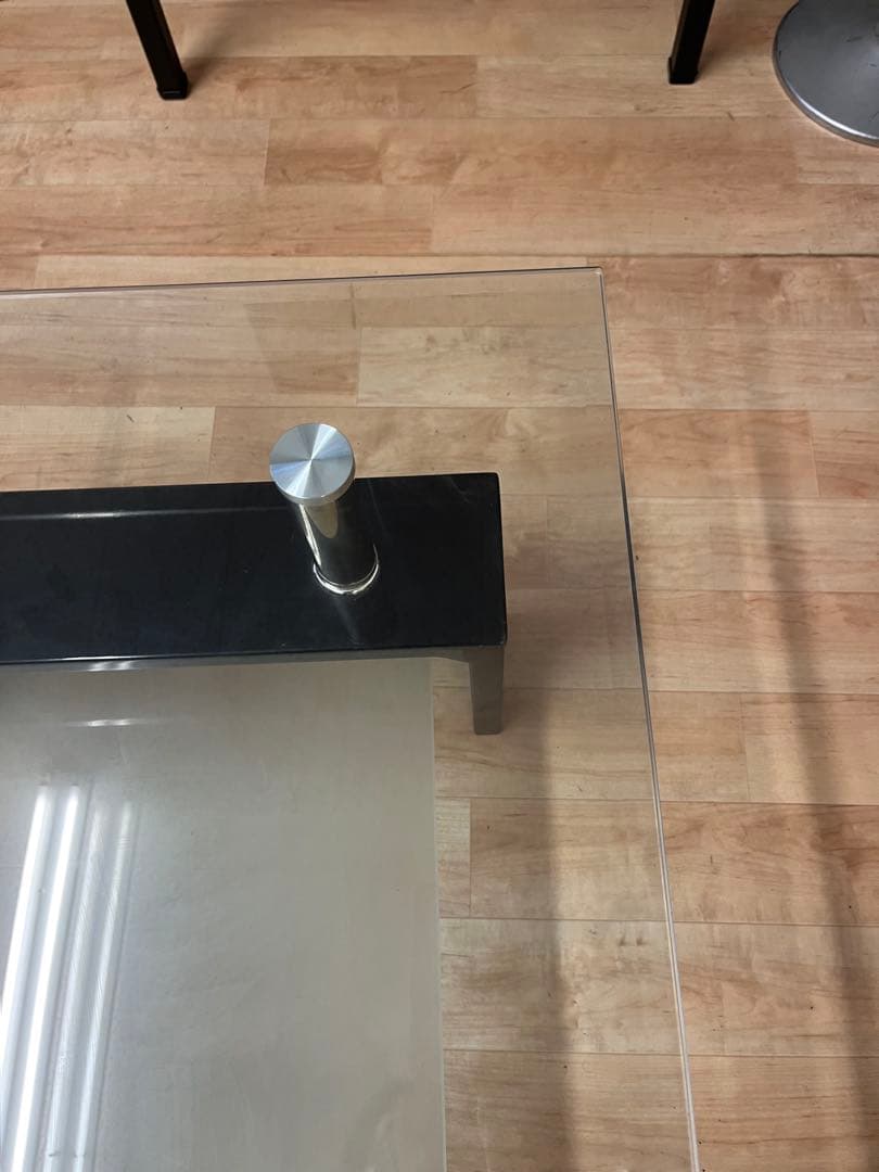 ガラステーブル　センターテーブル　ローテーブル　引き取り可　テーブル