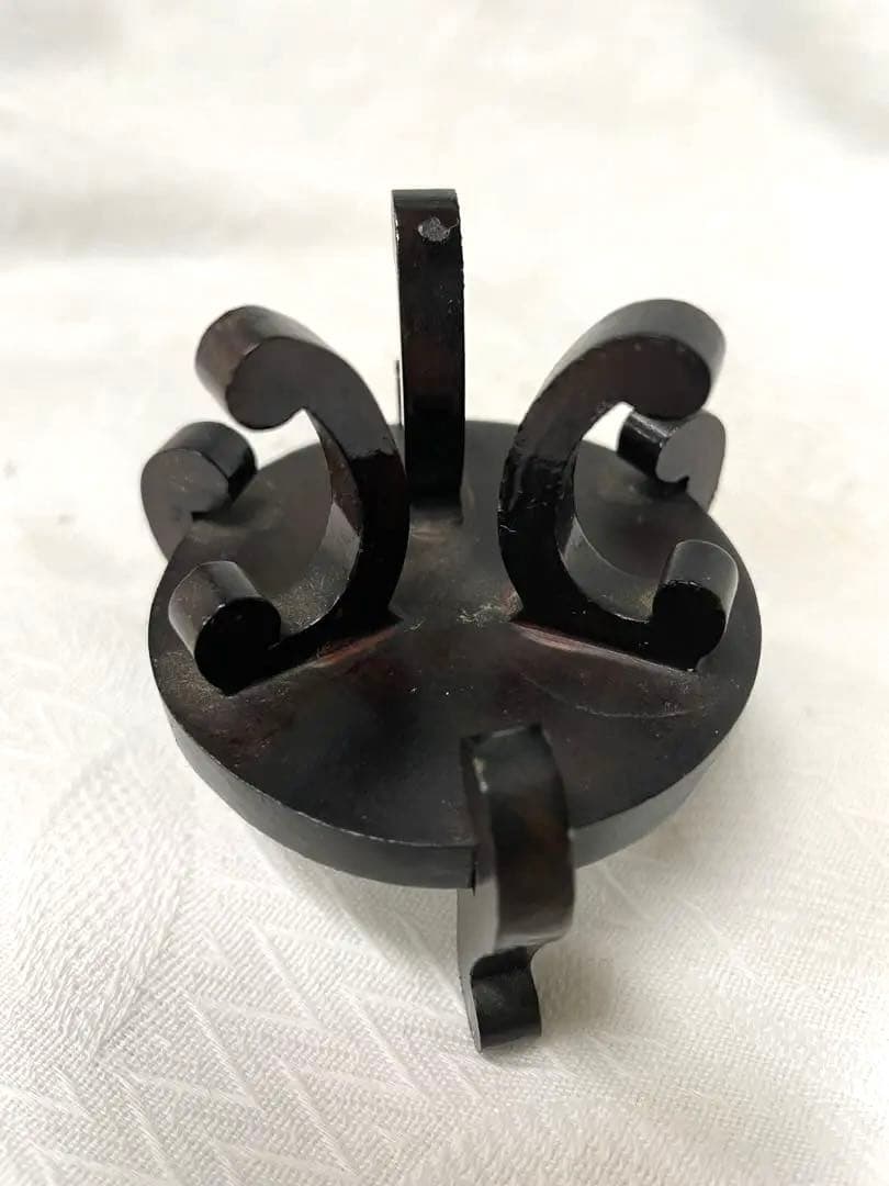 美品☆水晶玉　37mm 台座付き