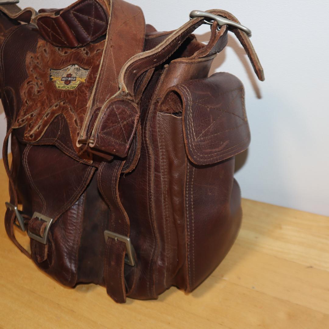 ヒロさんさん専用　希少　元ハーレー職人手作りショルダーバック