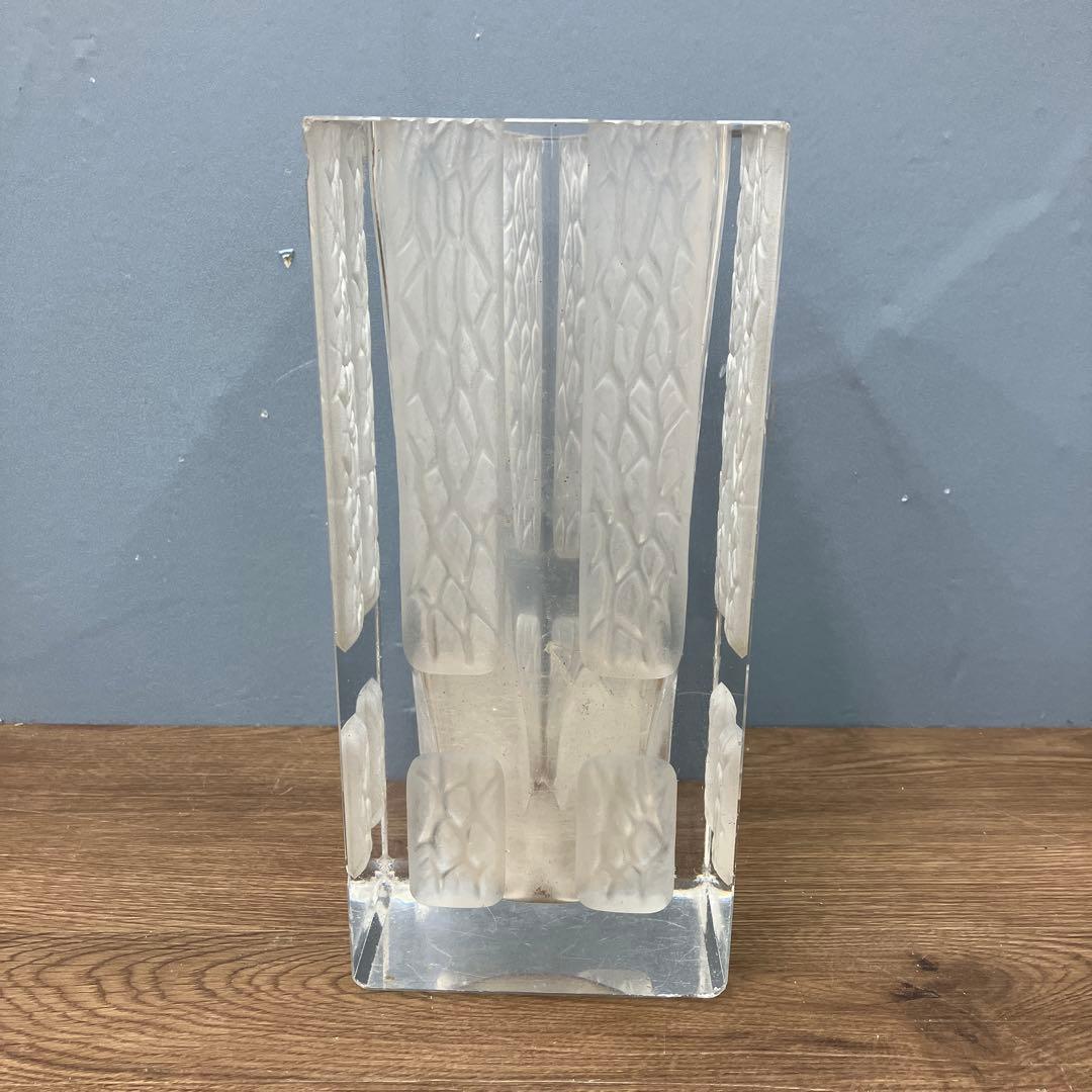 D-壁 HOYA CRYSTAL ホヤ クリスタル 花瓶 フラワーベース