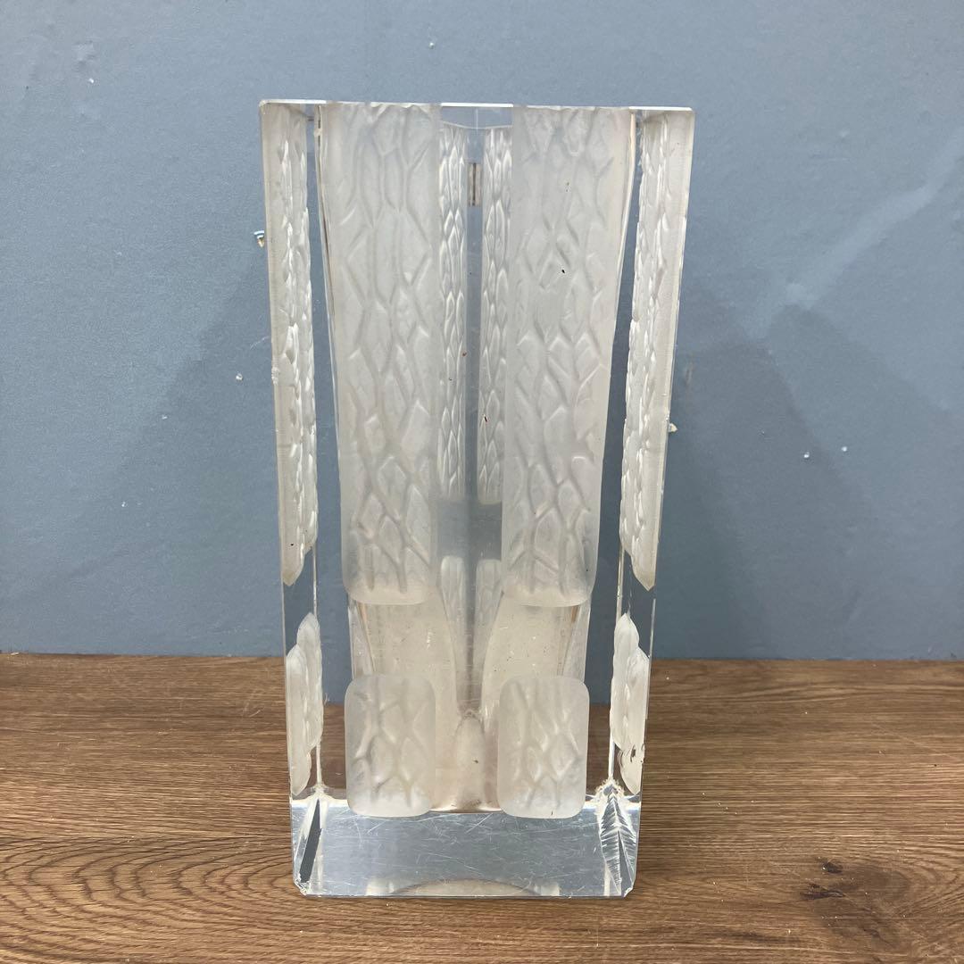 D-壁 HOYA CRYSTAL ホヤ クリスタル 花瓶 フラワーベース