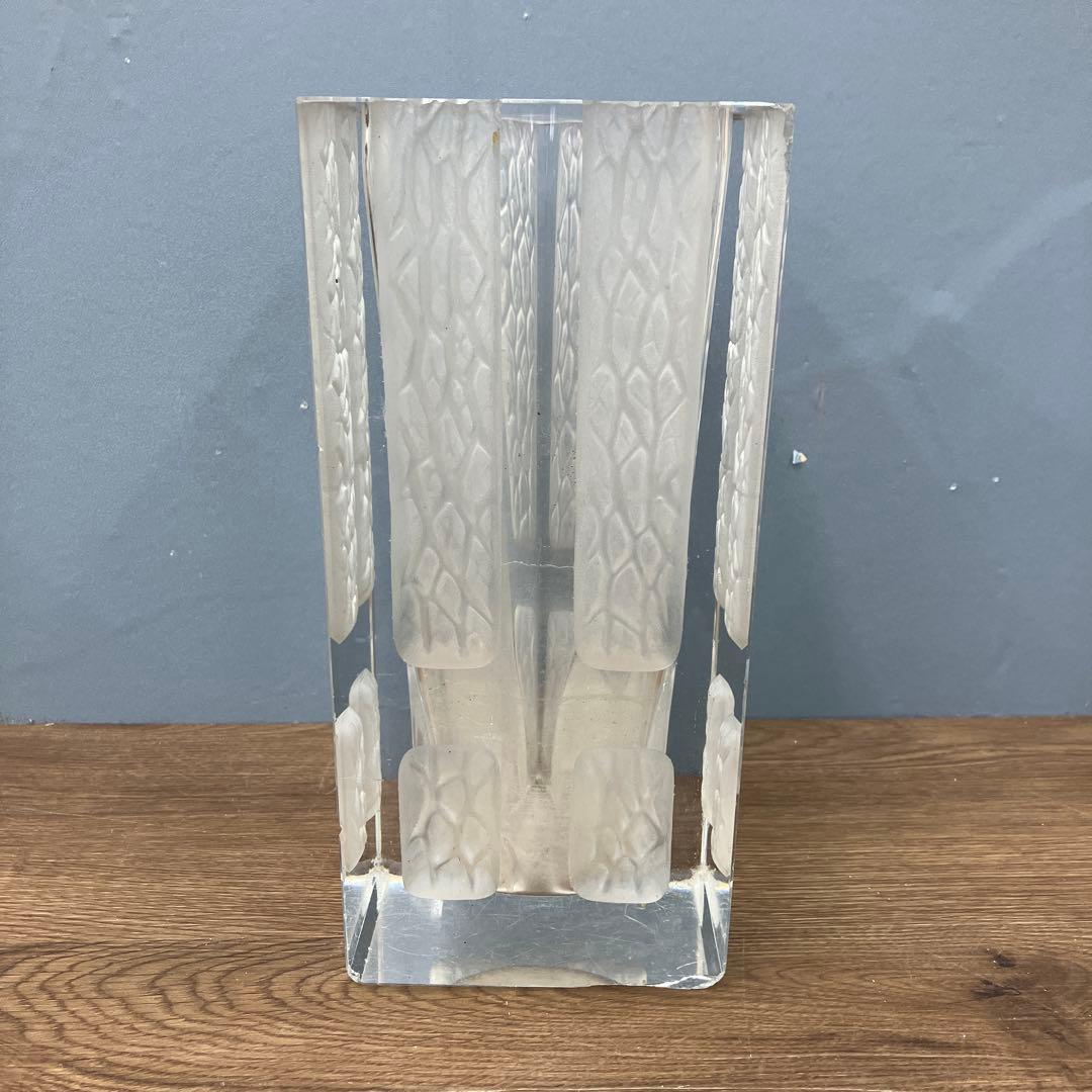 D-壁 HOYA CRYSTAL ホヤ クリスタル 花瓶 フラワーベース