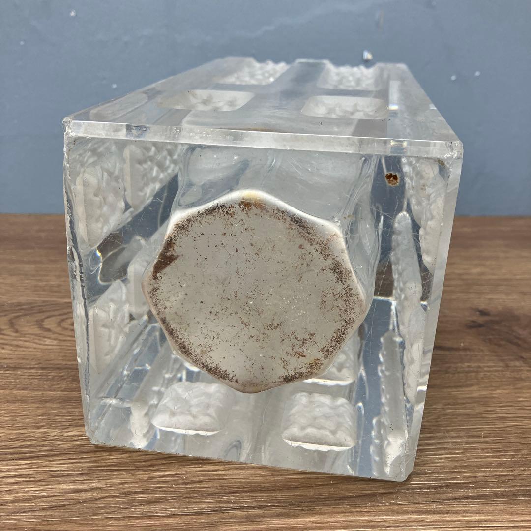 D-壁 HOYA CRYSTAL ホヤ クリスタル 花瓶 フラワーベース