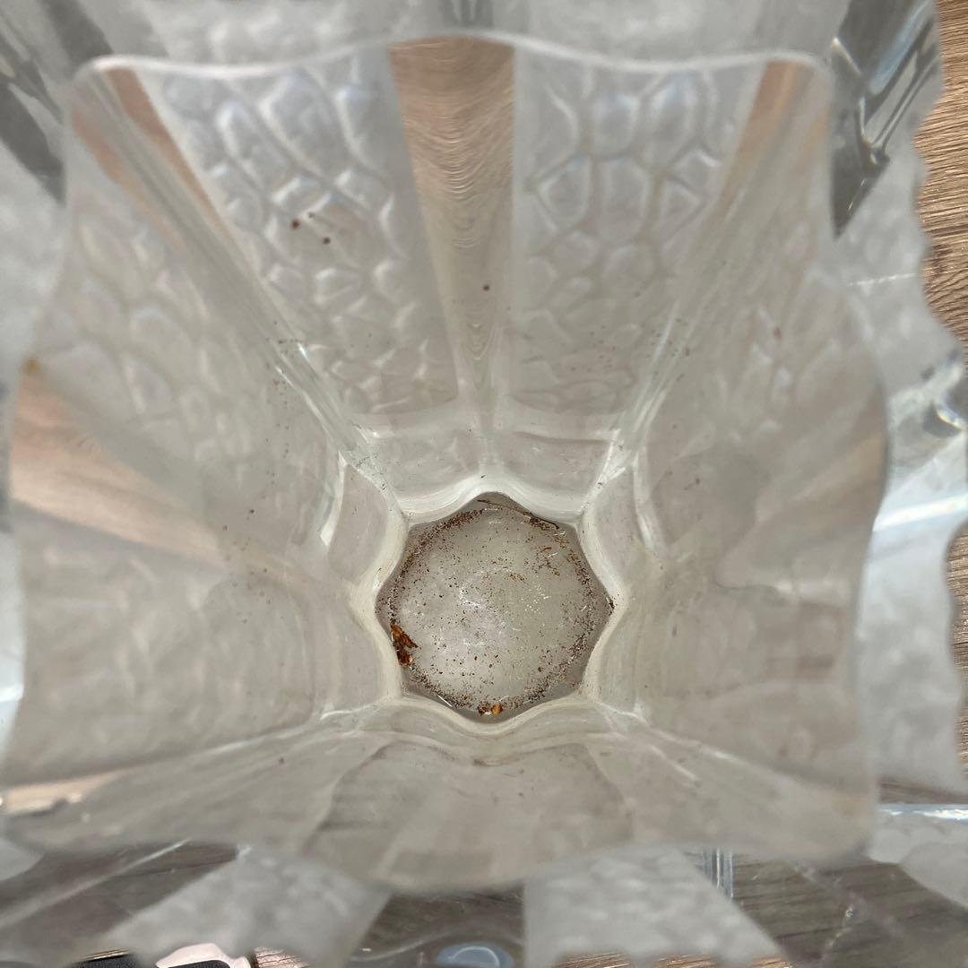 D-壁 HOYA CRYSTAL ホヤ クリスタル 花瓶 フラワーベース