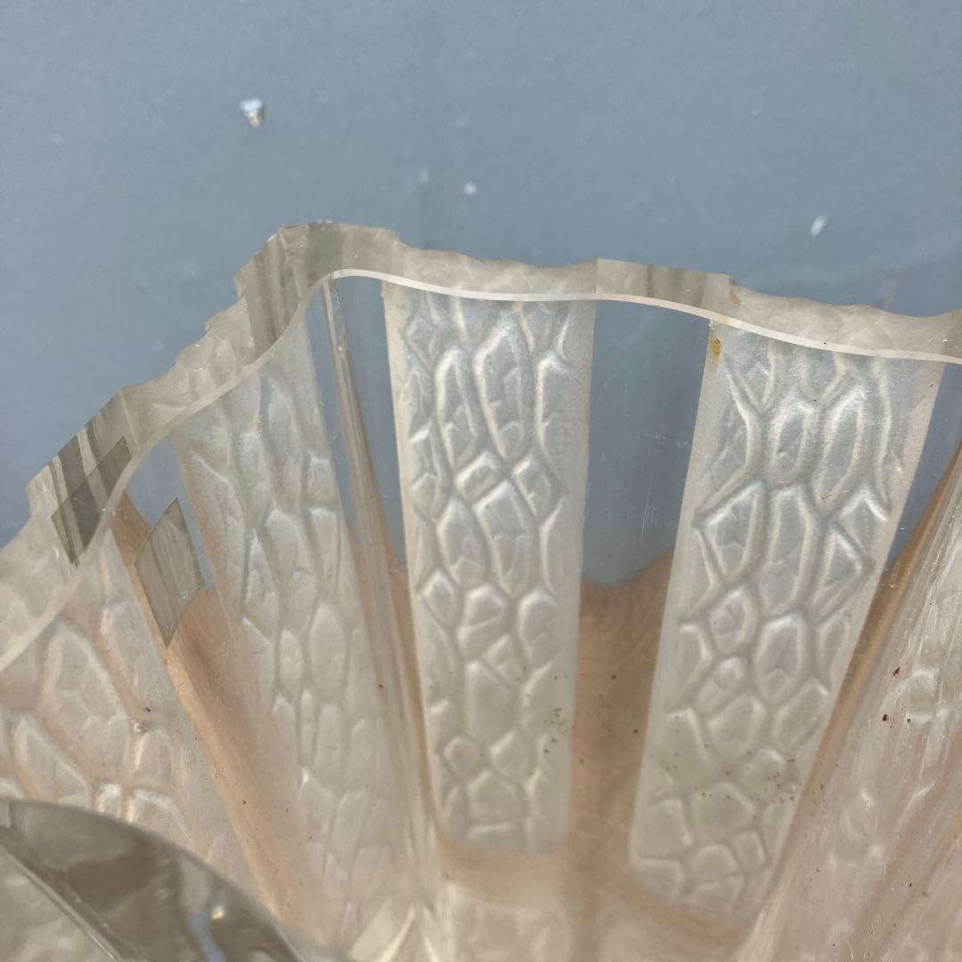 D-壁 HOYA CRYSTAL ホヤ クリスタル 花瓶 フラワーベース