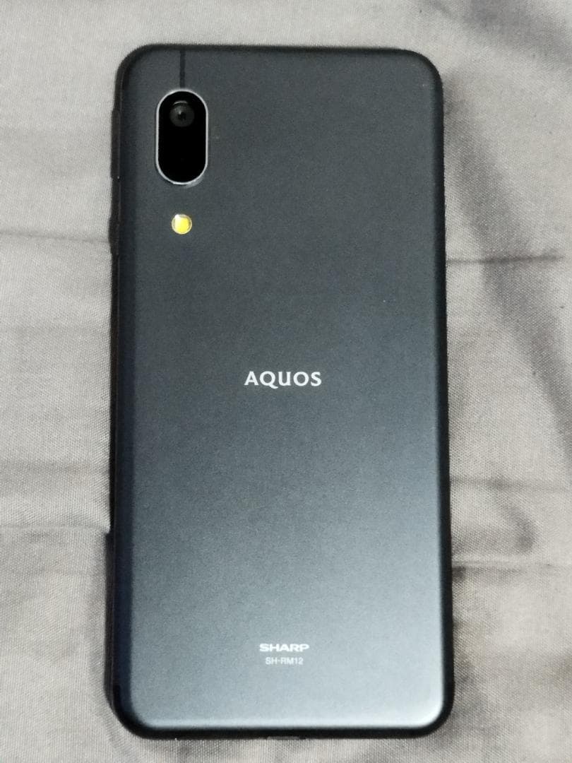美品 楽天モバイル　AQUOS SH-M12（sense3 lite）黒 本体
