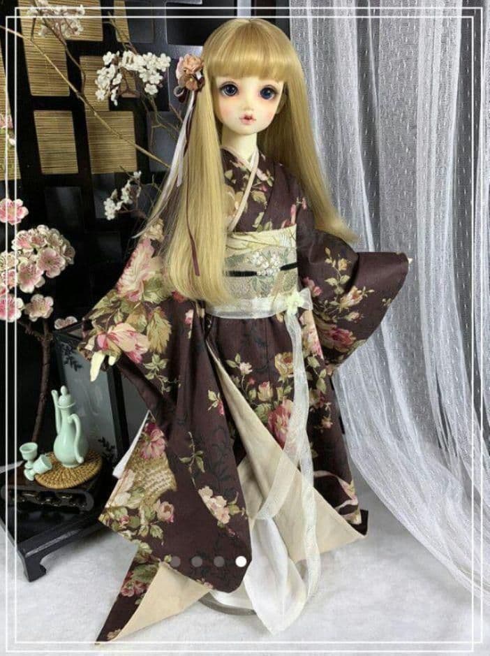 G05 BJD 1/3 ドール 衣装 人形服 和服 8点セット ハンドメイド