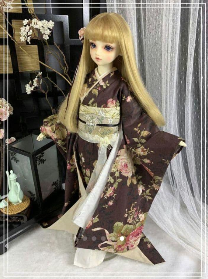 G05 BJD 1/3 ドール 衣装 人形服 和服 8点セット ハンドメイド