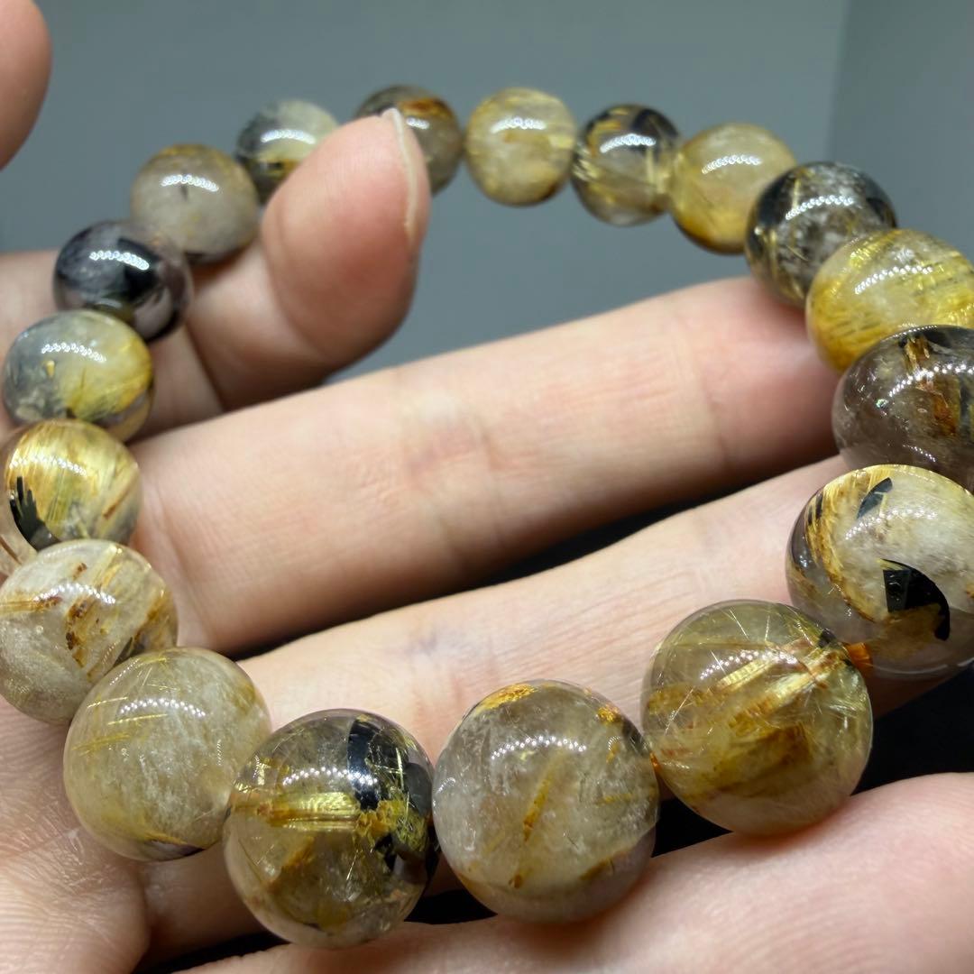 ◯z1477 太陽放射 ゴールド タイチン ルチル クォーツ 154 天然石◯