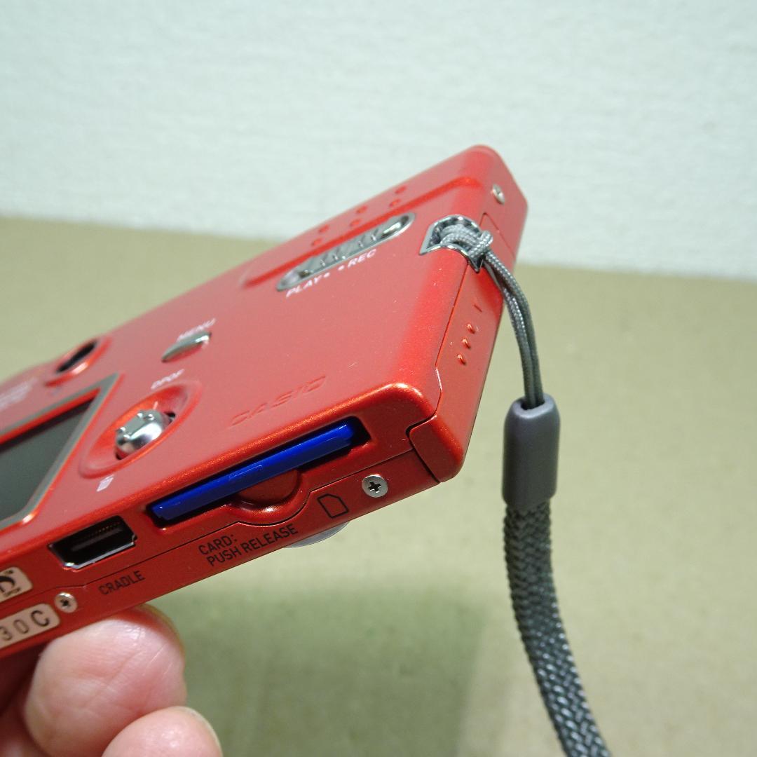 限定色 美品 カシオ EXILIM EX-S2 コンデジ クレードル RED 赤