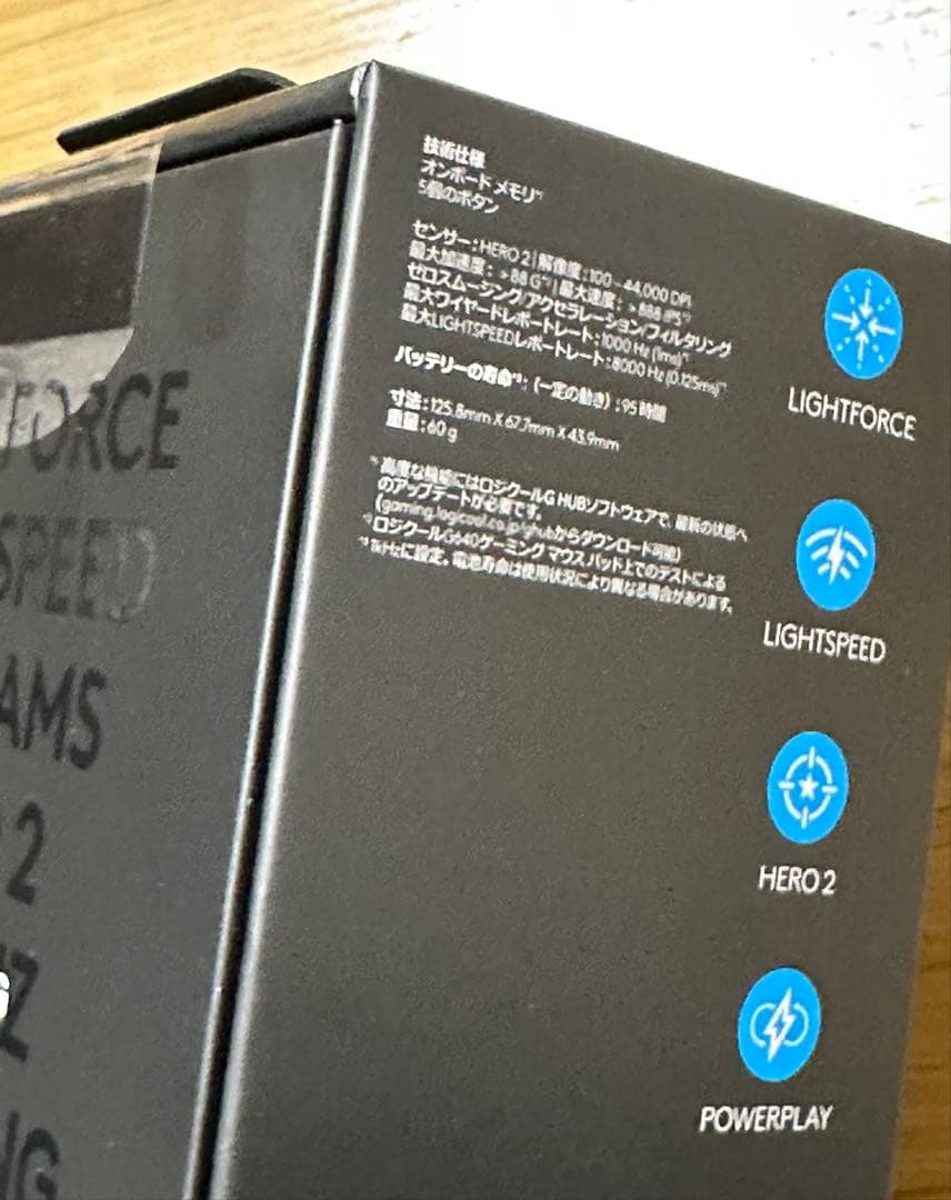 新品未開封,logicool PRO X SUPERLIGHT2 DEX,黒