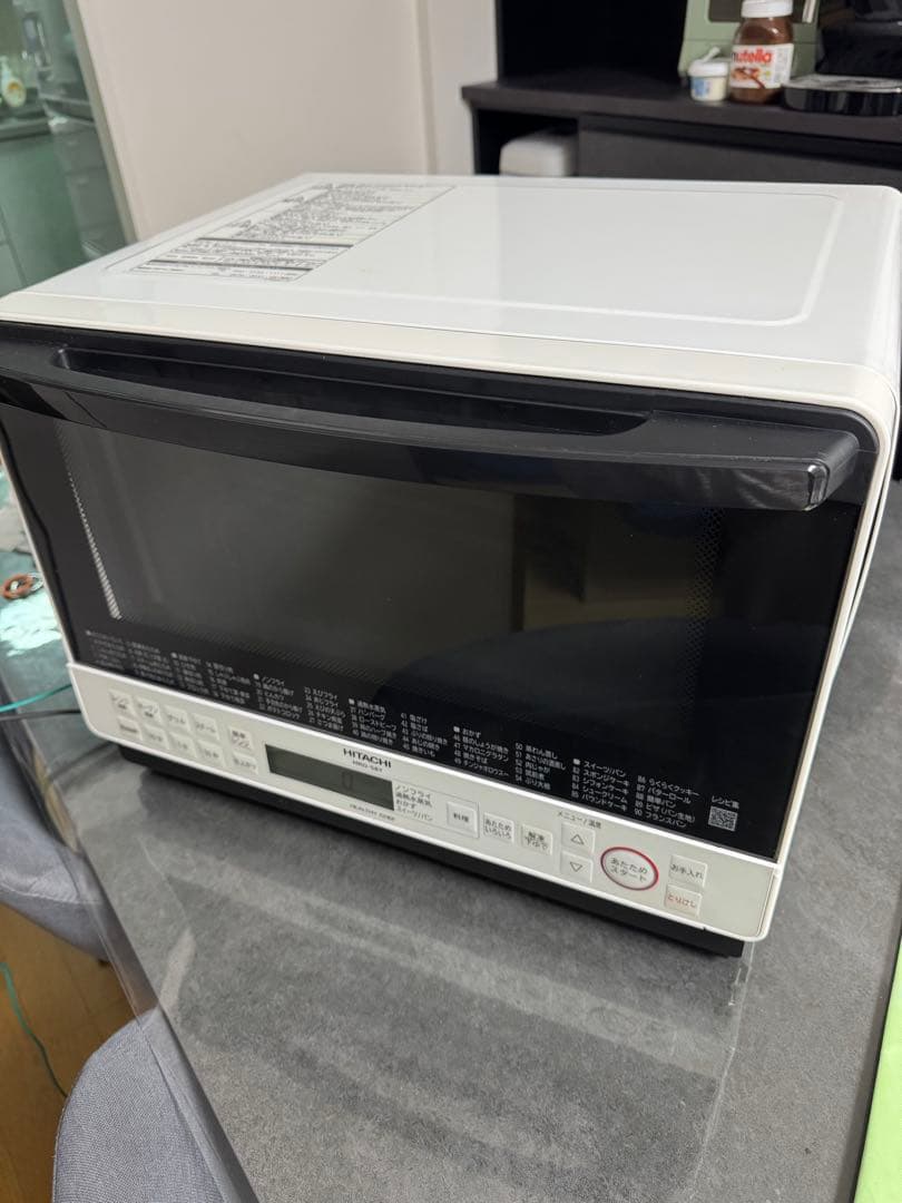 【ジャンク品】HITACHI MRO-S8 オーブンレンジ ホワイト