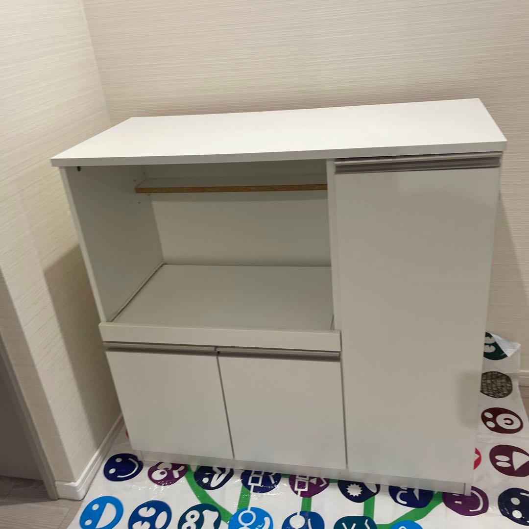 ホワイトキッチンカウンター