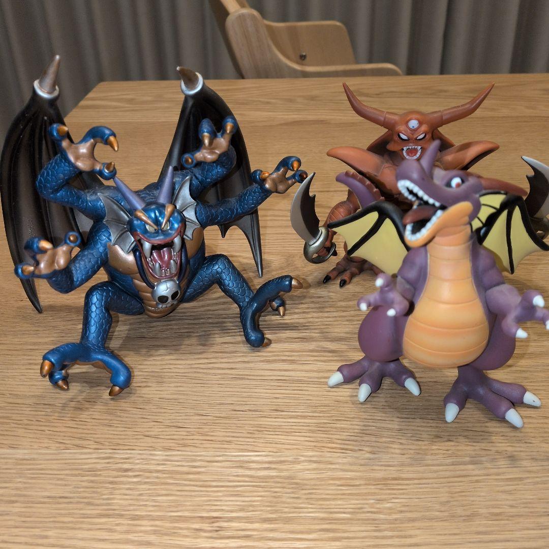 ドラゴンクエスト　ソフビモンスター（エスターク、竜王、シドー）3体セット