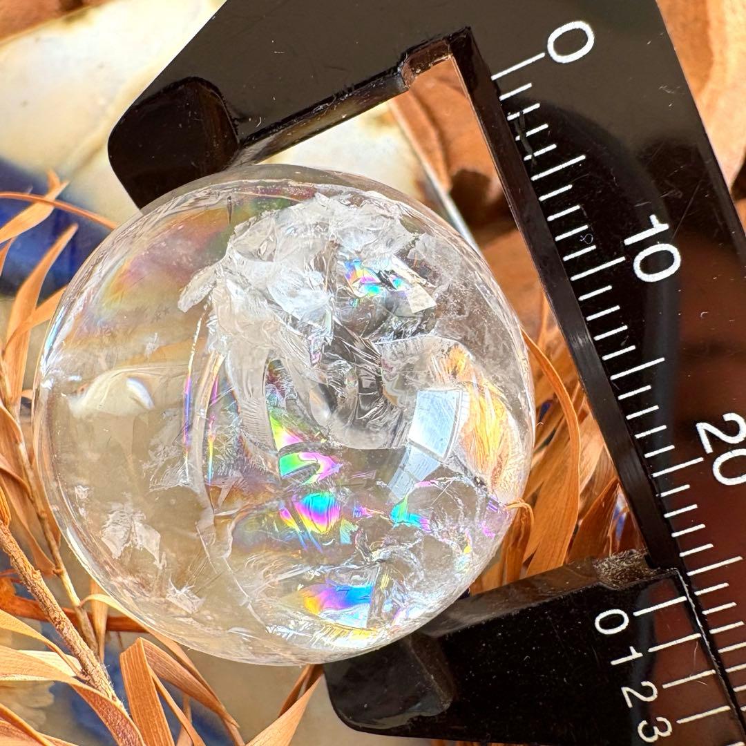 感謝価格♥龍神様の宿る濃虹入り♥幸福を呼び持ち主を虹色に輝かせるアイリスクォーツ