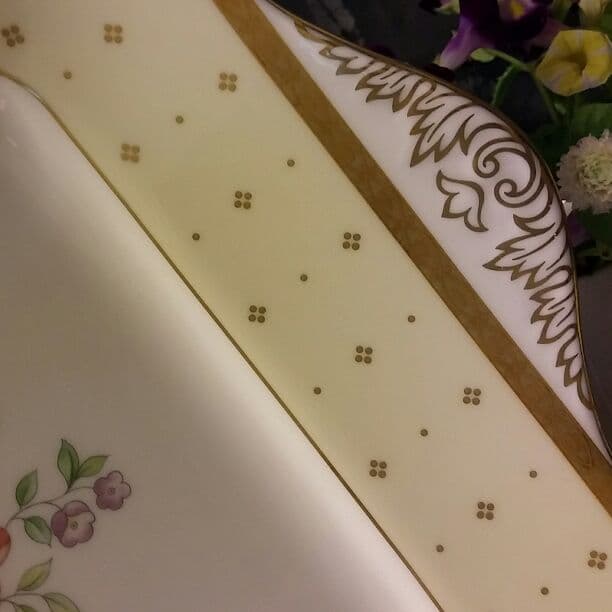 未使用箱入♥ウェッジウッド グレース B&Bプレート