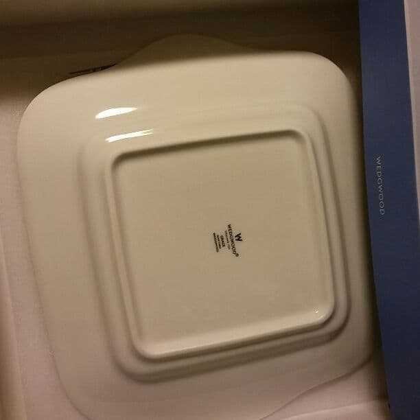 未使用箱入♥ウェッジウッド グレース B&Bプレート