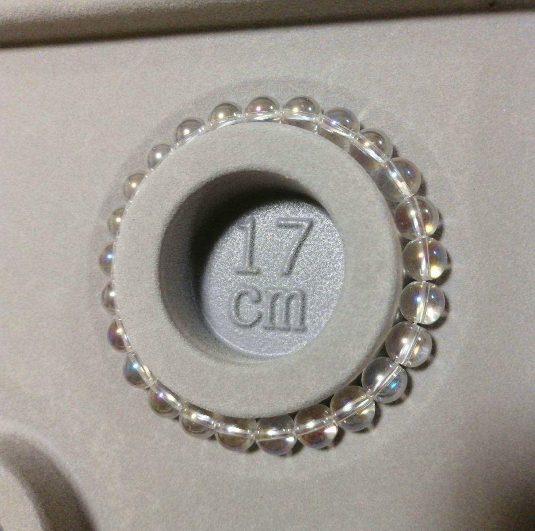 天然石✨【オーロラ水晶】ブレスレット　ハンドメイド