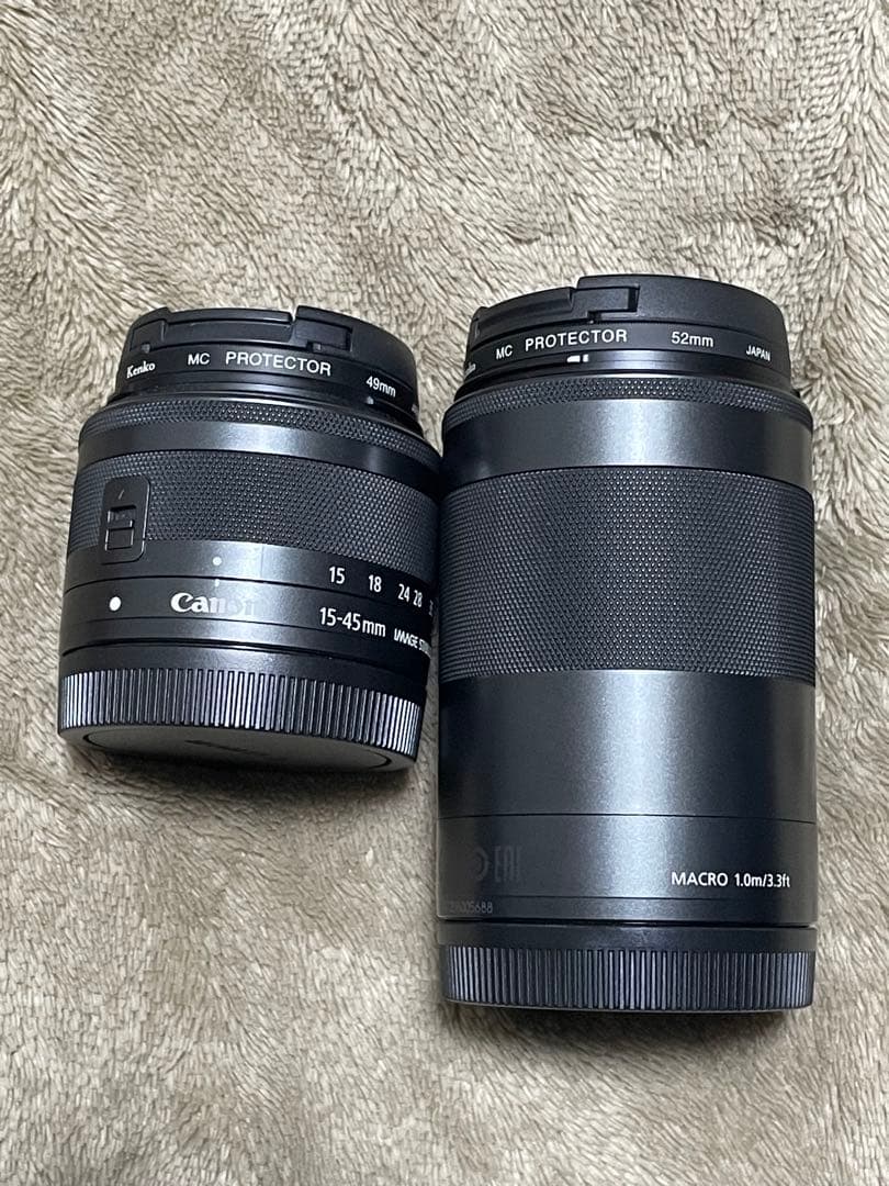 Canon EOS M3 ダブルズームキット2 レンズ用プロテクター付