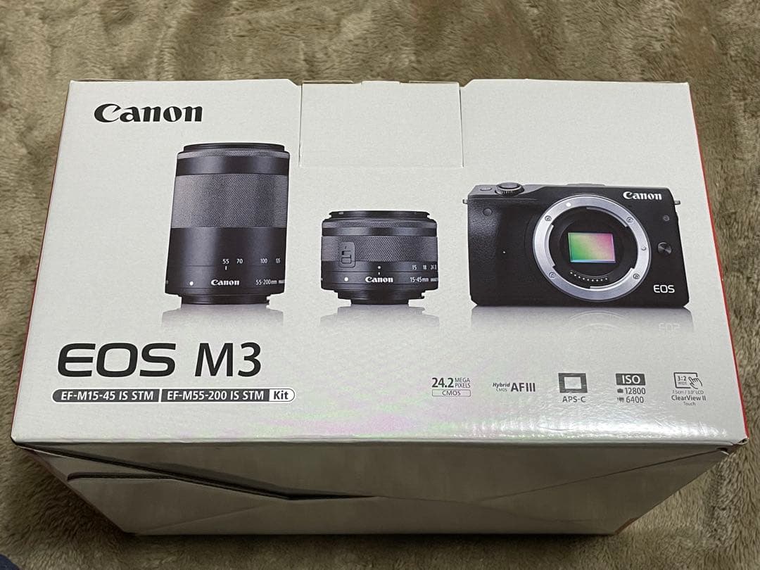 Canon EOS M3 ダブルズームキット2 レンズ用プロテクター付