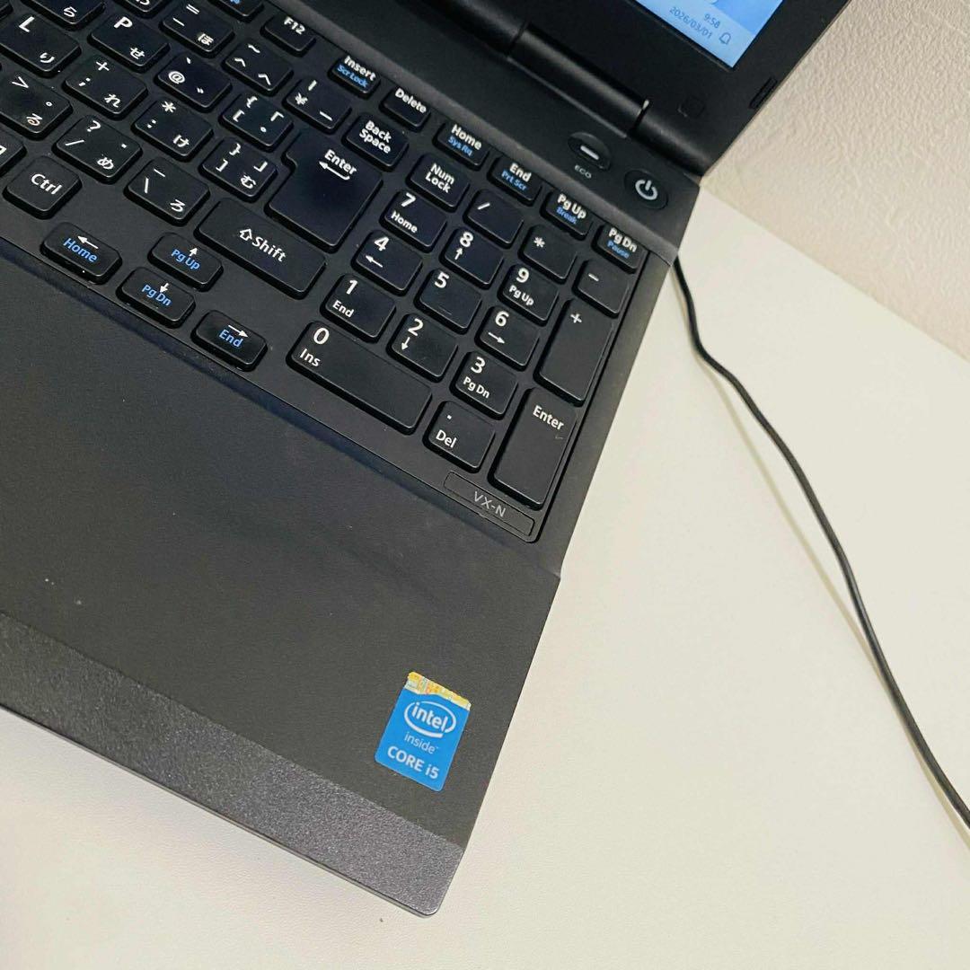 Y112 NECノートパソコン i5メモリ8G高速Windows11オフィス付き