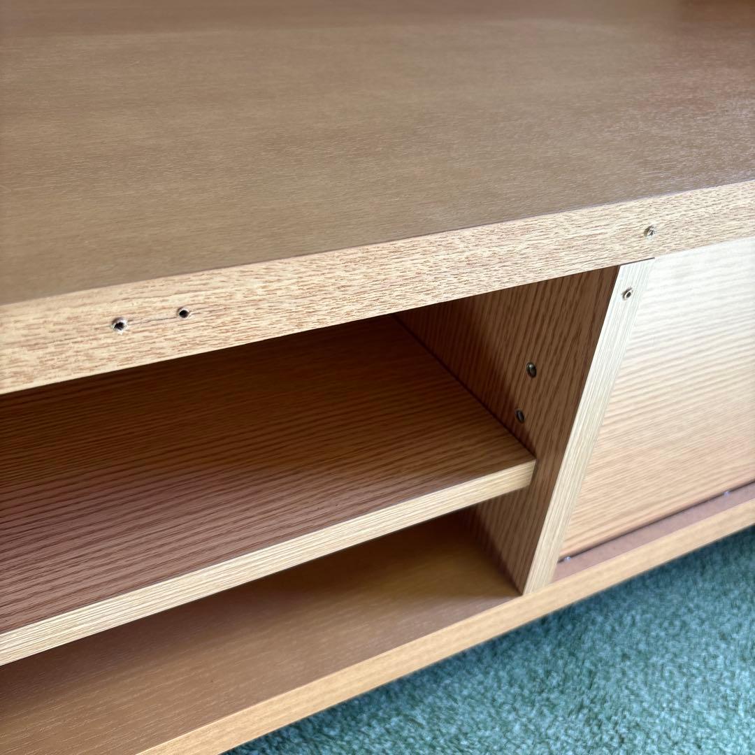 ニトリ TV台 ニクス120TV ガラス窓 ローボード