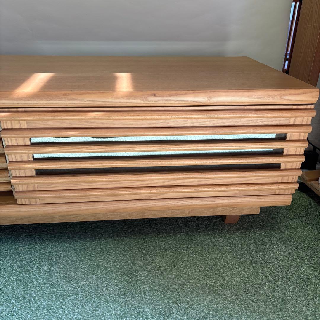 ニトリ TV台 ニクス120TV ガラス窓 ローボード