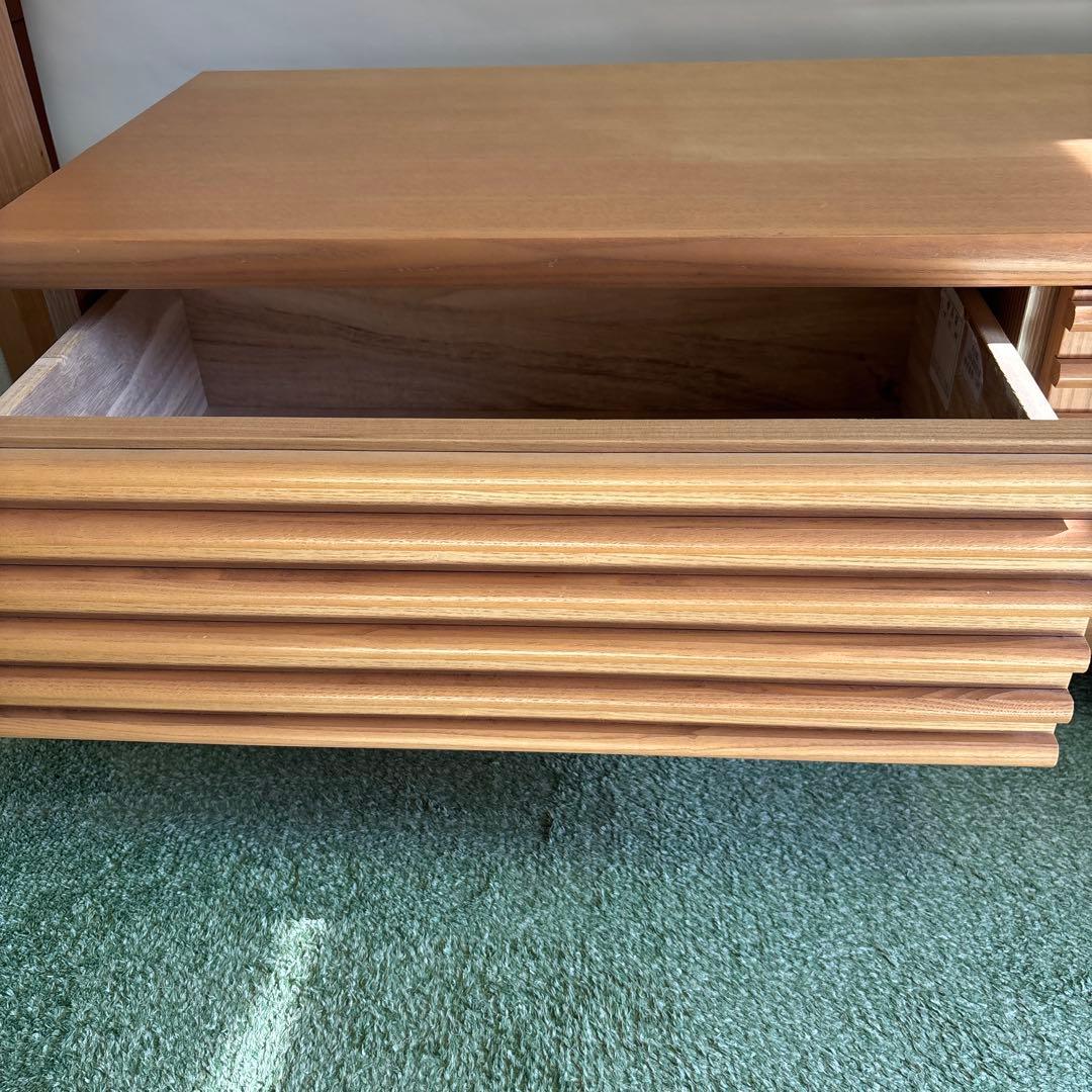 ニトリ TV台 ニクス120TV ガラス窓 ローボード