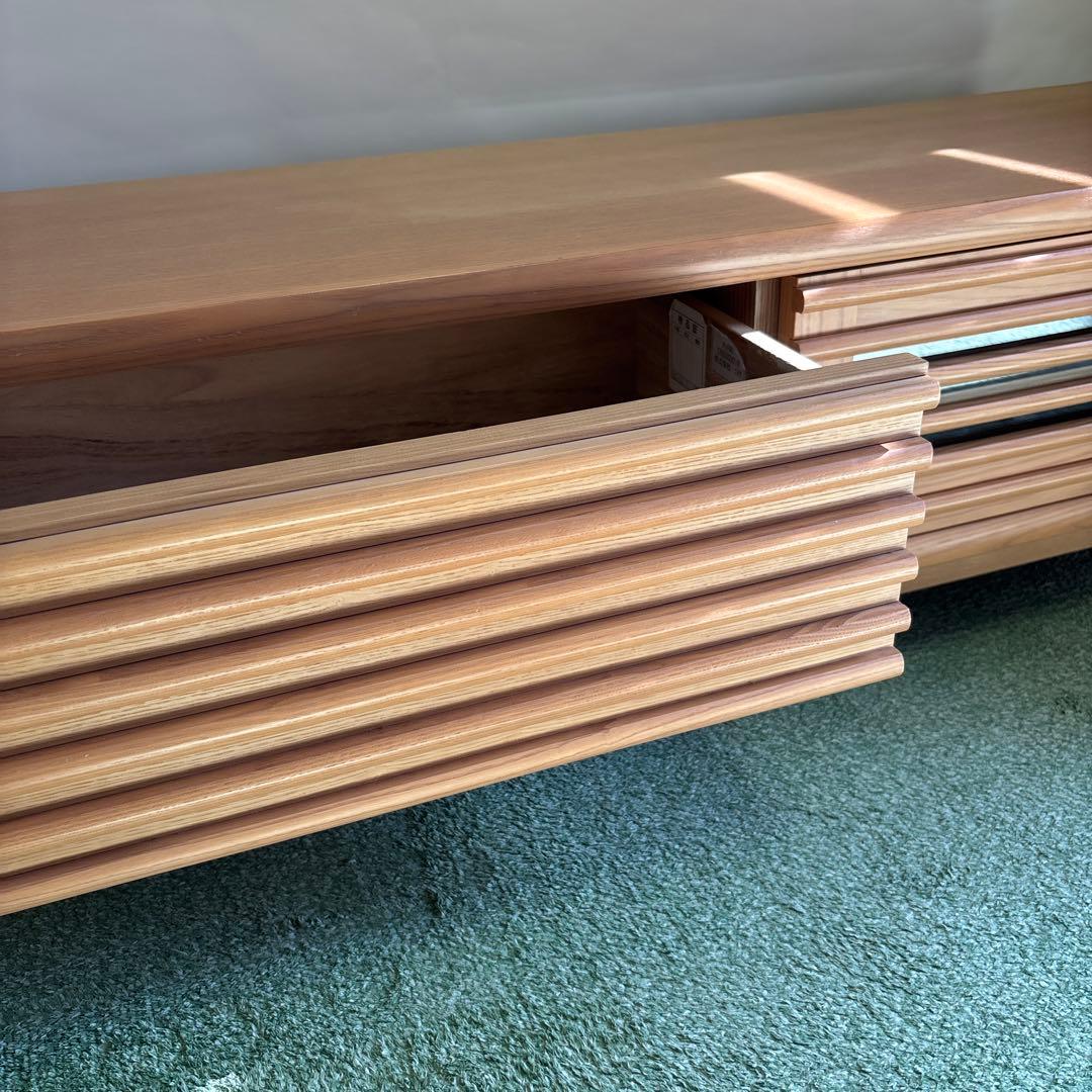 ニトリ TV台 ニクス120TV ガラス窓 ローボード