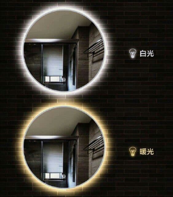 LED 丸 ホテル ミラー (丸型60cm) ミラー ライト付き おしゃれ 1