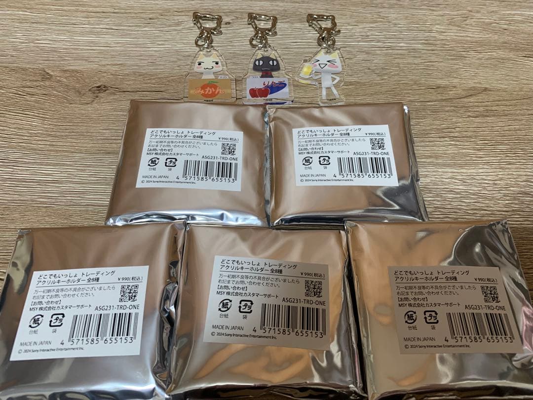どこでもいっしょ　トレーディングアクリルキーホルダー【コンプ※シークレット有】
