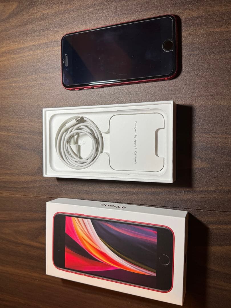 iPhone SE 第2世代 レッド 128GB バッテリー77%
