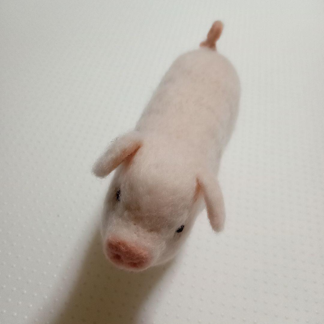 羊毛フェルト コブタ 仔豚 子豚 ぶた ブタ 作家作品