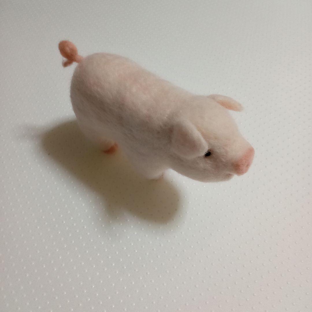 羊毛フェルト コブタ 仔豚 子豚 ぶた ブタ 作家作品