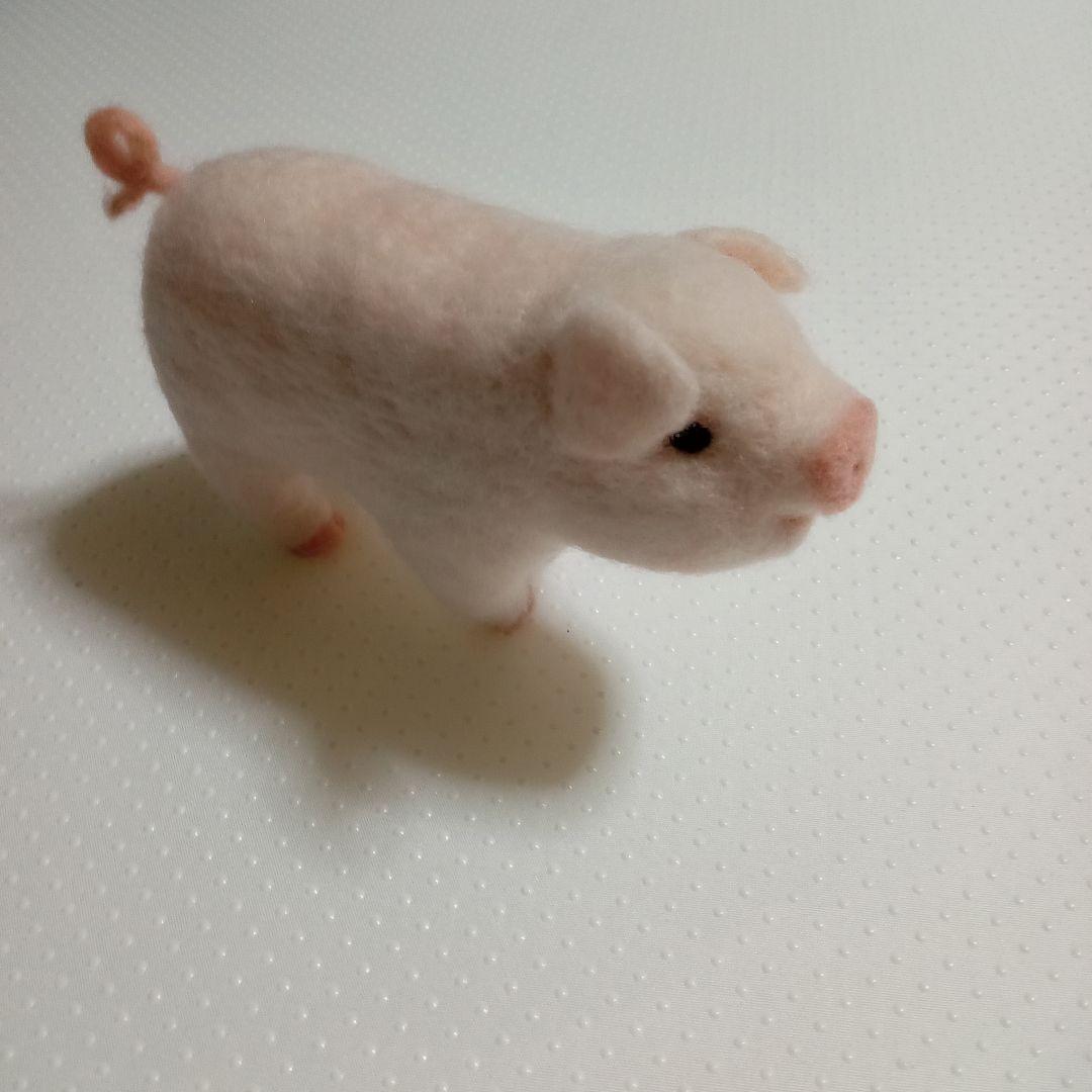 羊毛フェルト コブタ 仔豚 子豚 ぶた ブタ 作家作品
