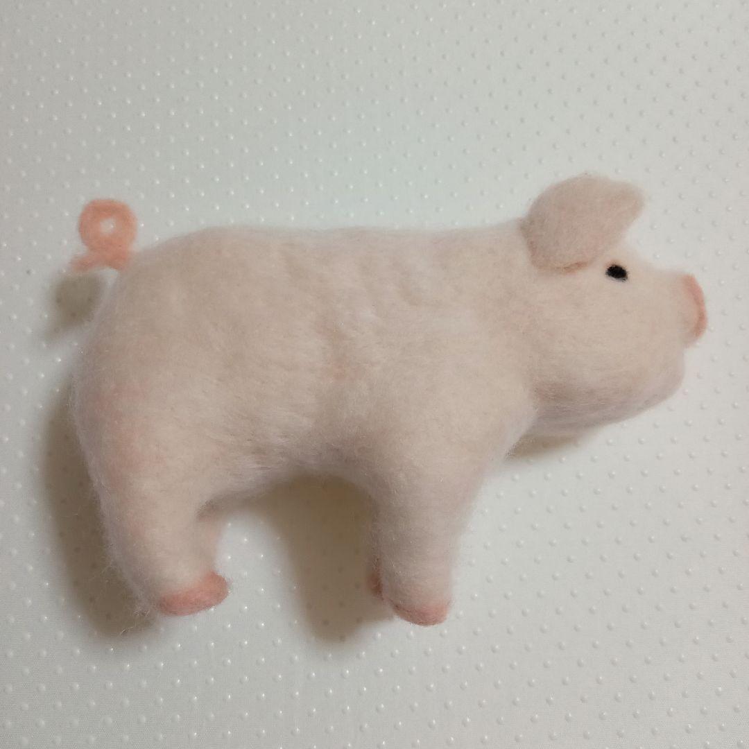 羊毛フェルト コブタ 仔豚 子豚 ぶた ブタ 作家作品