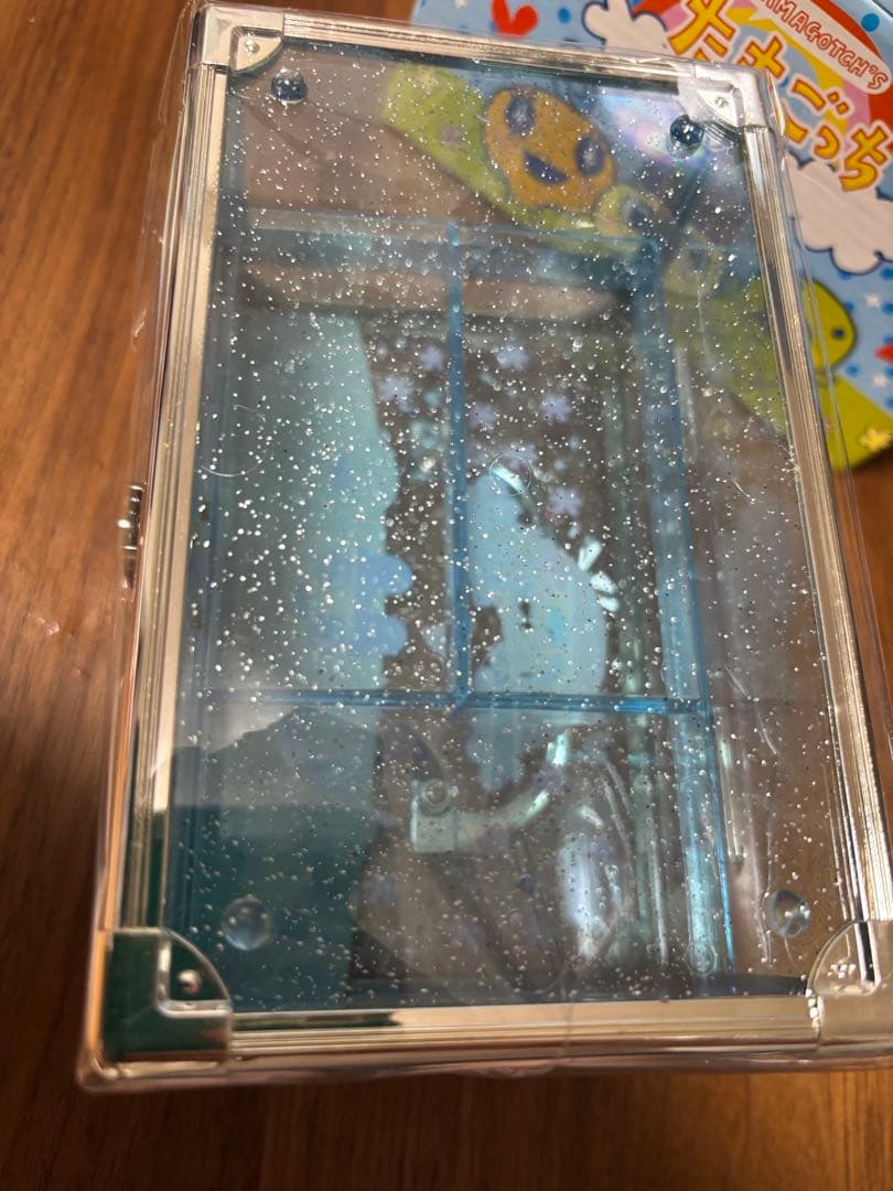 たまごっち　バニティケース　ブルー　平成レトロ　まめっち　めめっち　くちぱっち