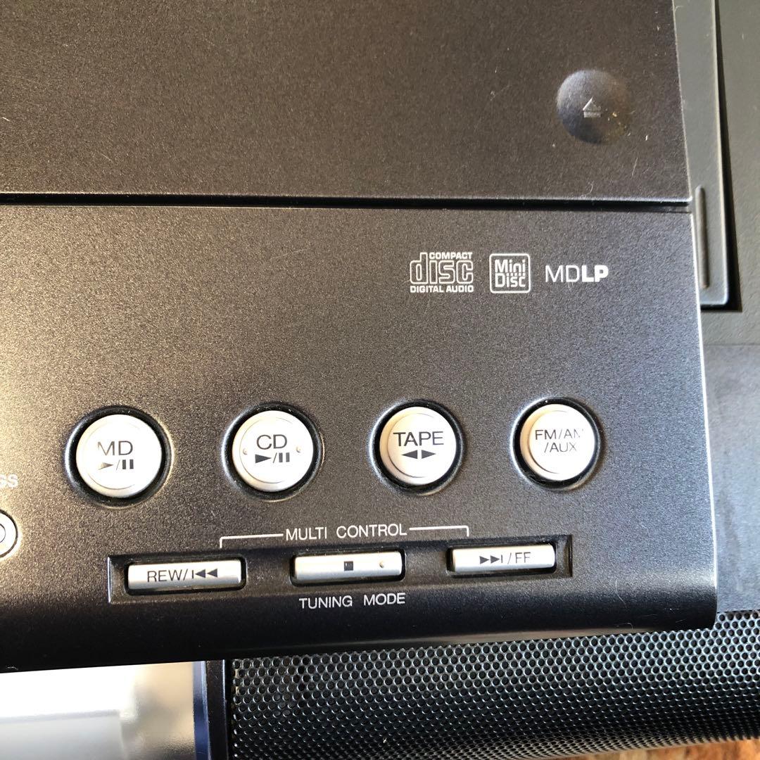 Victorビクター　Clavia CDMDラジカセポータブルシステム　稼働品