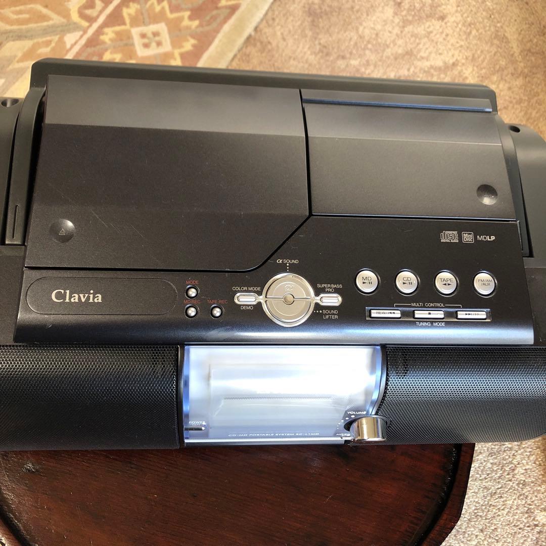 Victorビクター　Clavia CDMDラジカセポータブルシステム　稼働品