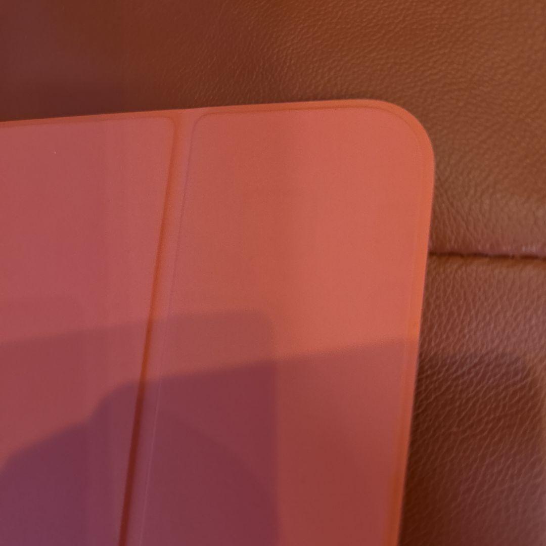 オレンジ シリコン iPadAir(第５世代)ケース Appleロゴ入り